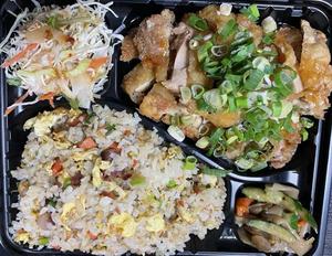 油淋鷄焼き飯弁当