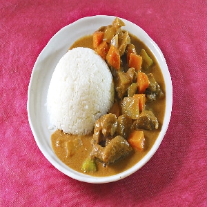 ピーナッツカレーライス Rice with Peanut Curry