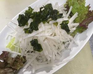 カリカリじゃこ大根サラダ