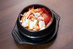 スン豆腐チゲライス付き Silken Tofu Jjigae Rice set