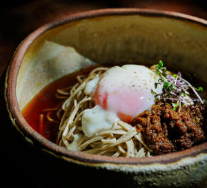 キーマカレー蕎麦(温)