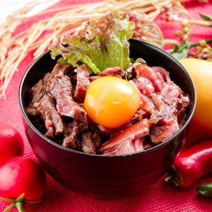 【人気No.2】炙りユッケ風・ハラミ＆ロービー欲張り合い盛り丼