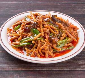 豚肉とピーマンの細切りピリ辛炒め(香肉)