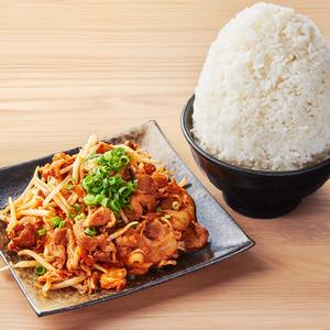 ほぼ1kg旨辛豚キムチ丼(豚キムチ360g+ごはん900g)