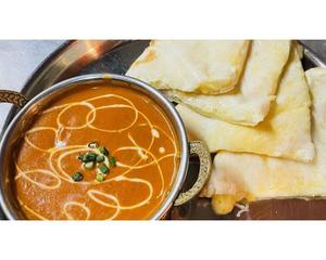 チーズナン、カレーセット