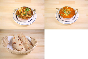 2 カレー・チャパティセット/2 curry Chapati set