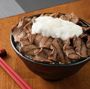 とろろ牛タン丼 Grated Yam Beef Tongue(3㎜) Rice Bowl