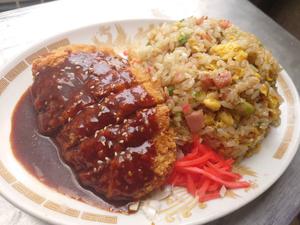 味噌カツ炒飯