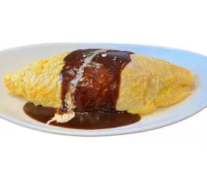 【お得なサラダ付き】特製チキンオムライス