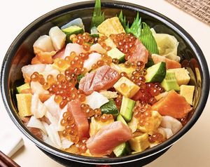 魚丼 特製バラちらし丼 (153)