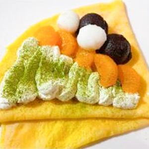 白玉和クレープ