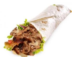 ケバブラップ 甘口 (Mild Kebab Wrap)