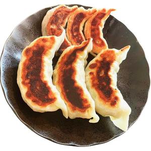 満腹餃子セットB(青山大餃子3個+肉弾小餃子3個+ライス)