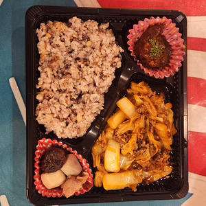 麻婆白菜 杏仁豆腐つき