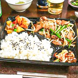 ニラレバ弁当 Stir Fried Liver and Leek Bento Box