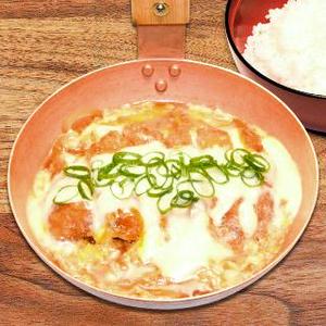 かつ玉チーズかつ丼サラダセット