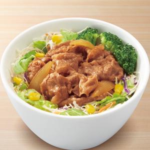 牛丼ライト Low Carb Gyudon(Beef on Salad & Tofu)