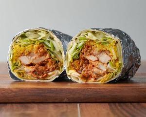 NY屋台メシ!!チキンオーバーライス 雑穀ライスチキンラップ Chicken Wrap with Multigrain Rice