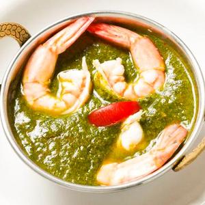 海老ほうれん草カレー Shrimp Spinach Curry