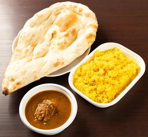 カレーAセット(キーマカレー/チキンカレー/ダル(豆)カレーから1つ＆ライスもしくはナン)Curry A Set