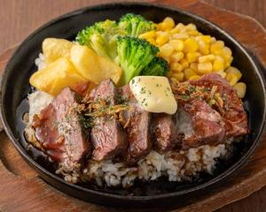 (トリュフ醤油)ステーキオーバーライス