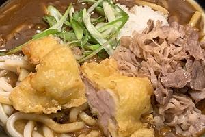 鶏天牛肉カレーうどん
