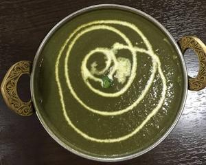 ほうれん草パニルカレーPalak paneer Curry