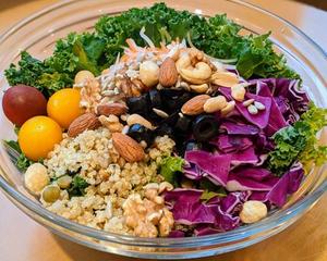 《ケールが苦くない！》 サラダケールの超ベジタリアンボウル Salad kale super vegetarian bowl