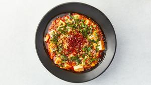 【麺】赤 「酸辣(スーラー)塩麻婆麺」 Sour and Spicy Mopo Tofu