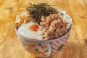 ★ポーク肉とろろぶっかけそば