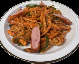 鶏右衛門ナポリタン