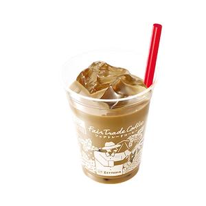 ゼッテリア ZETTERIA アイスカフェオレM Fair Trade Iced Caf au Lait M