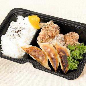 極旨唐揚げ3個&特製餃子3個弁当