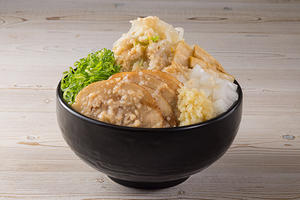 【醤油】豚神 油そば 全部マシ