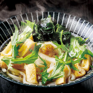 柚子胡椒を効かせた きざみワカメうどん