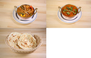2 カレー・パロッタセット/2 curry Parotta set