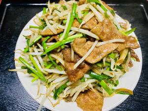 ニラレバ定食