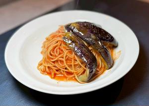 ナスのトマトパスタ