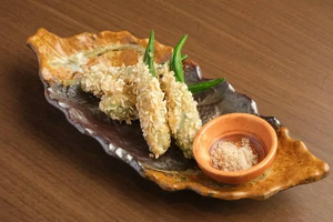 ざくざくオクラ2本