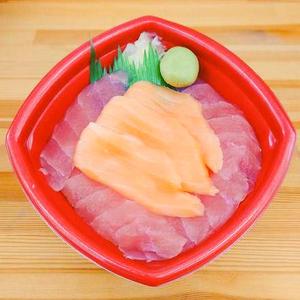 丼丸 マグロサーモン丼 Tuna & Salmon Rice Bowl