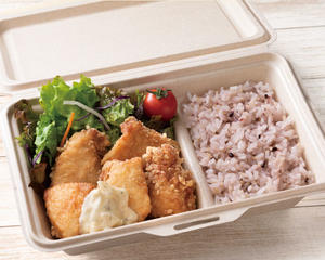 タルタルソースで楽しむサクサク鶏竜田弁当