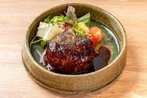 手仕込みハンバーグ