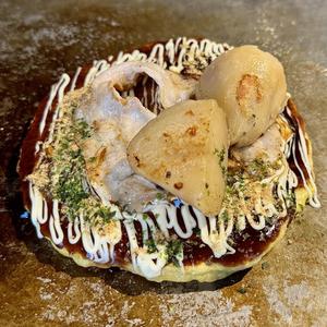 お好み焼き 豚イモ玉