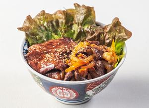 牛ハラミ・ホルモン2種丼