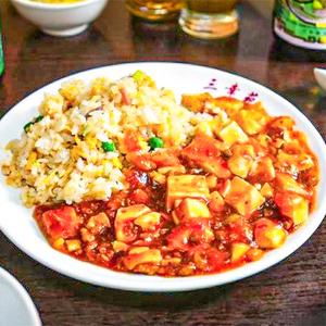 【当店人気No.2】炒飯＆マーボ豆腐コンボ Fried Rice ＆ Mapo Tofu Combo