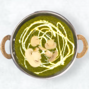 ほうれん草マッシュルームカレー/Sag Mushroom Curry