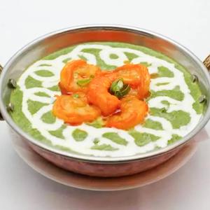 プラウンサグカレー/Prawn Sag Curry