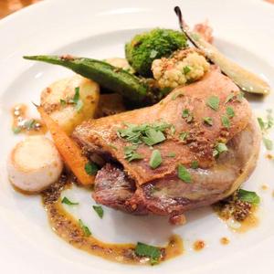 合鴨モモ肉のコンフィ