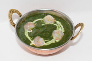 サグプラウンカレー/ Sag Prawn Curry