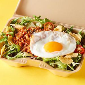 天才のタコライス 目玉焼きタコライス Fried Egg Taco Rice